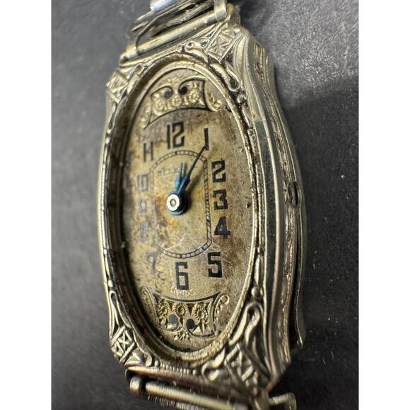 Vintage Helbros 1932 Women\'s Watch Art Deco Style 15J Star Case 14k Gold Filled main image 15
